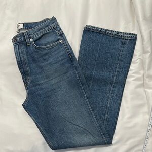 Agolde Blue Straight Jeans Classic Style